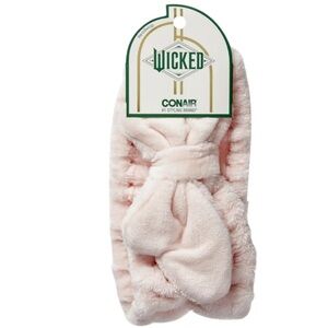 ConAir Wicked Glinda Butterfly Pink Plush Bow Headwrap Band